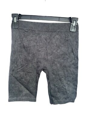 Wishlist Ribbed Bike Shorts - Charcoal